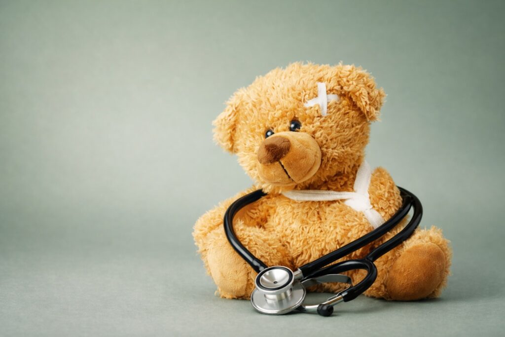 Teddy-Bärchen mit Stethoskop - Kinderarzt Mainz